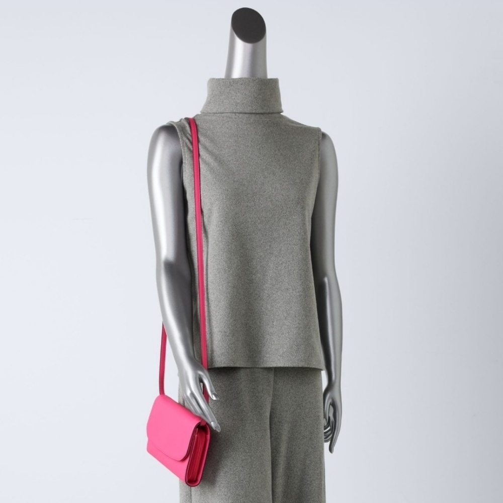 Simply Vera Vera Wang Red Mini Crossbody Wallet Bag NWT - Picture 12 of 12